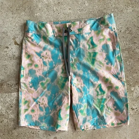 🐱 NWT Boys' Art Class Swim Tie-Dye Lined Board Shorts with Pockets 50+ UPF - Picture 4 of 9